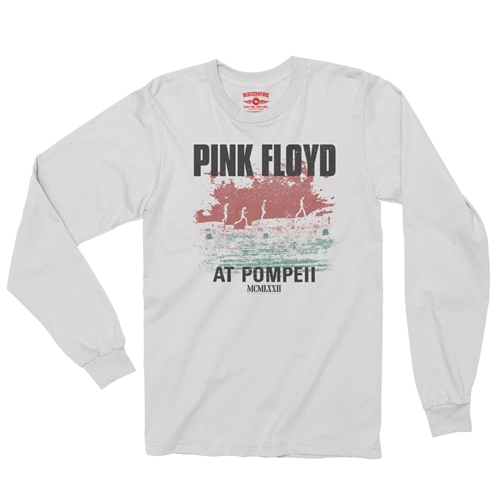 Pink Floyd Pompeii Long Sleeve T-Shirt - longsleevewhite