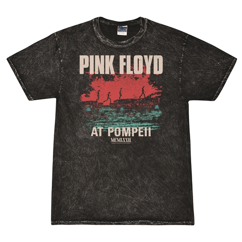 Pink Floyd Pompeii T-Shirt - Black Mineral Wash