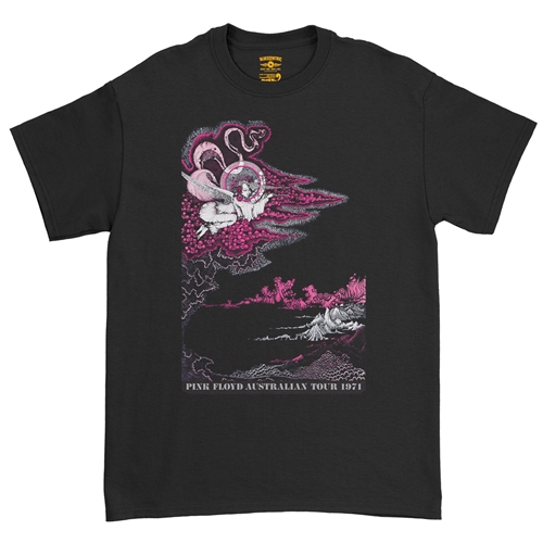 Pink Floyd Australia T-Shirt - Classic Heavy Cotton - classicblack