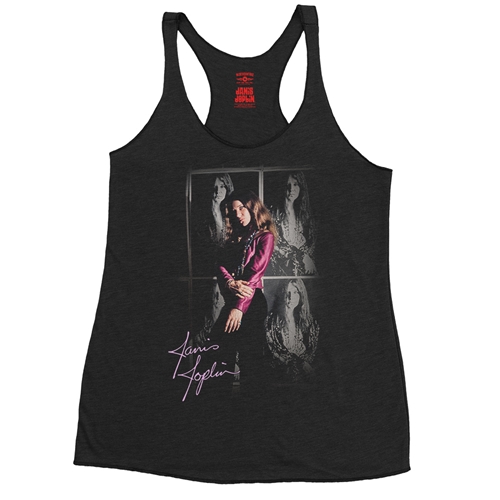 Janis Joplin Photo Racerback Tank - Women