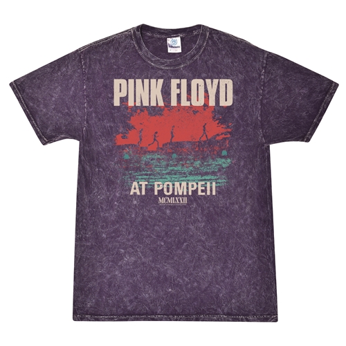 Pink Floyd Pompeii T-Shirt - Purple Mineral Wash