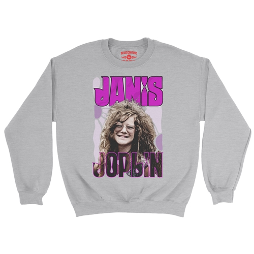 Janis Joplin Crewneck Sweater - crewneckathleticheather