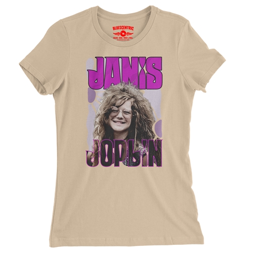 Janis Joplin Ladies T Shirt - Relaxed Fit - ladiessanddune