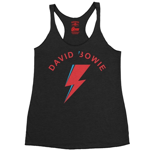 Retro David Bowie Racerback Tank - Women