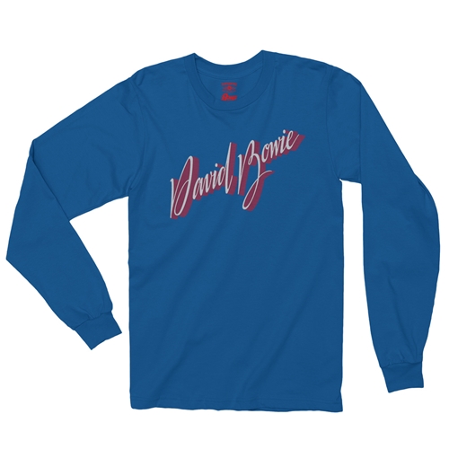 David Bowie Young Americans Long Sleeve T-Shirt - longsleeveblue