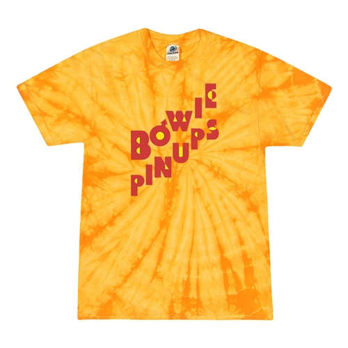 David Bowie Pinups Logo Tie-Dye T-Shirt - Yellow