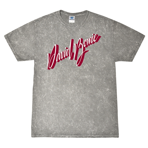 David Bowie Young Americans T-Shirt - Grey Mineral Wash