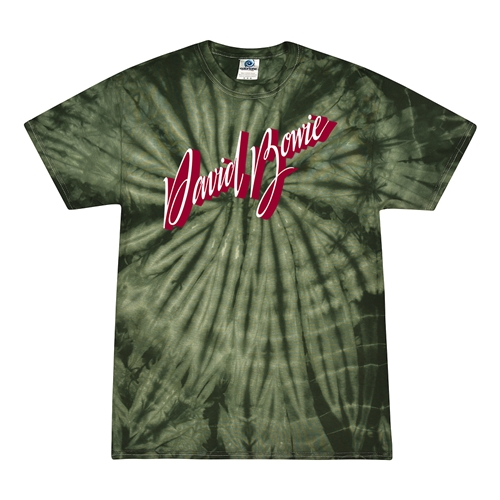 David Bowie Young Americans Tie-Dye T-Shirt - Green