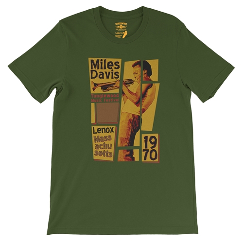 Miles Davis Tanglewood T-Shirt - Lightweight Vintage Style - vintageolive
