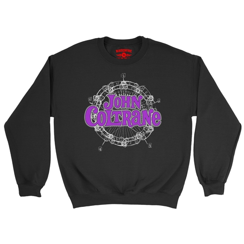 John Coltrane Wheel of Fifths Crewneck Sweater - crewneckblack