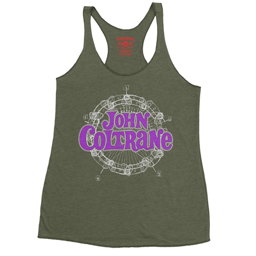 John Coltrane Wheel of Fifths Racerback Tank - Women