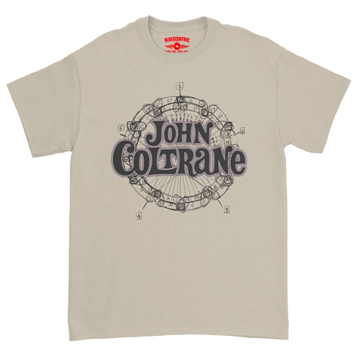 John Coltrane Wheel of Fifths T-Shirt - Classic Heavy Cotton - classicsand