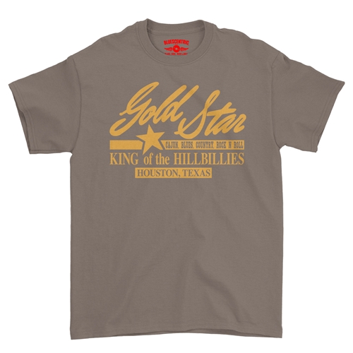 Gold Star Records Texas T-Shirt - Classic Heavy Cotton - classictaupe