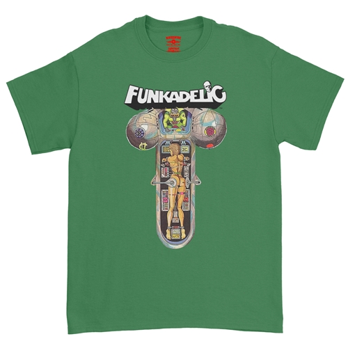Funkadelic Electric Spanking of War Babies T-Shirt - Classic Heavy Cotton - classickellygreen