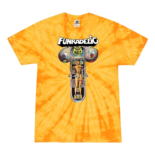 Funkadelic Electric Spanking of War Babies Tie-Dye T-Shirt - Yellow