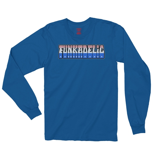 Patriotic Funkadelic Long Sleeve T-Shirt - longsleeveblue