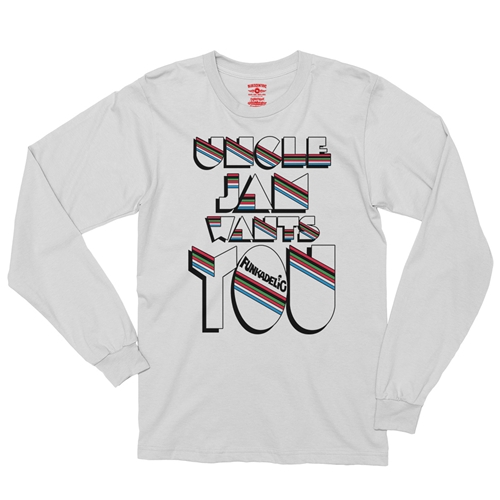 Funkadelic Uncle Jam Wants You Long Sleeve T-Shirt - longsleevewhite