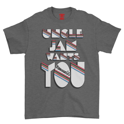 Funkadelic Uncle Jam Wants You T-Shirt - Classic Heavy Cotton - classicheathergrey