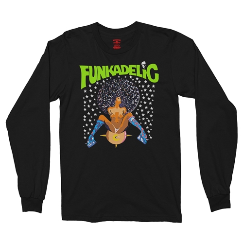 Color Funkadelic Concert Long Sleeve T-Shirt - longsleeveblack
