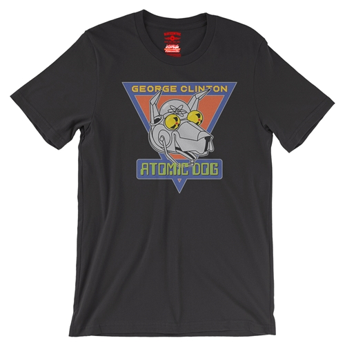 Retro George Clinton Atomic Dog T-Shirt - Lightweight Vintage Style - vintageblack