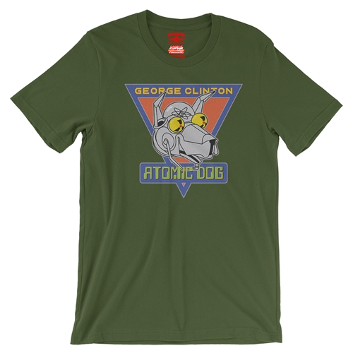 Retro George Clinton Atomic Dog T-Shirt - Lightweight Vintage Style - vintageolive