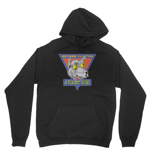 Retro George Clinton Atomic Dog Pullover Hoodie - hoodieblack