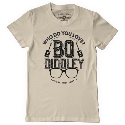 Who Do You Love Bo Diddley T-Shirt - Classic Heavy Cotton - classicsand