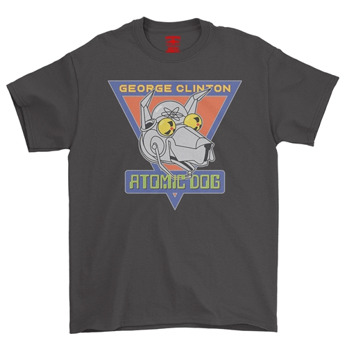 Retro George Clinton Atomic Dog T-Shirt - Classic Heavy Cotton - classicblack