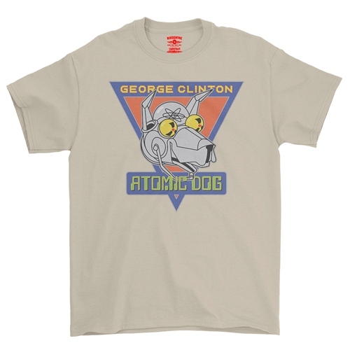 Retro George Clinton Atomic Dog T-Shirt - Classic Heavy Cotton - classicsand