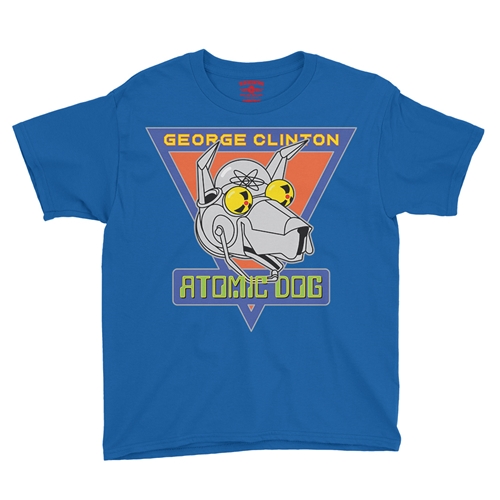 Retro George Clinton Atomic Dog Youth T-Shirt - Lightweight Vintage Children & Toddlers - youthroyalblue