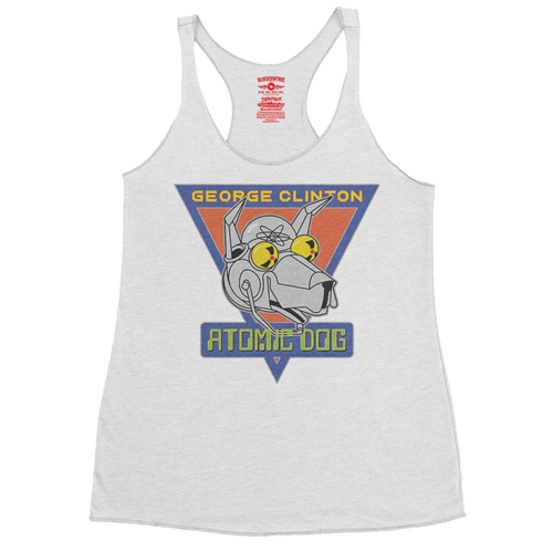 Retro George Clinton Atomic Dog Racerback Tank - Women