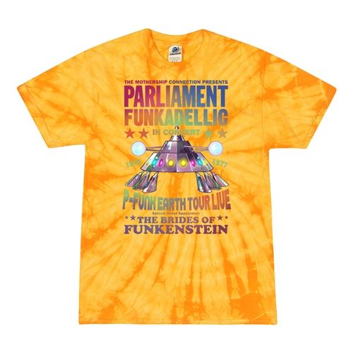P-Funk Earth Tour Live Tie-Dye T-Shirt - Yellow