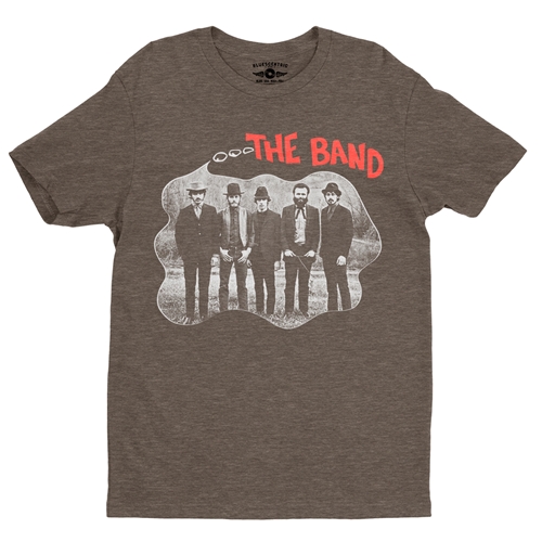 The Band Bubble T-Shirt - Lightweight Vintage Style - vintageheatherbrown