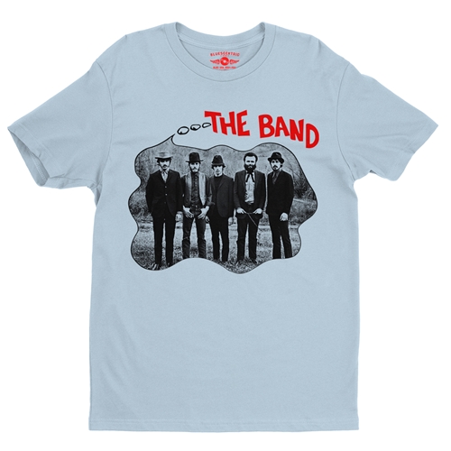 The Band Bubble T-Shirt - Lightweight Vintage Style - vintagethrowbackblue