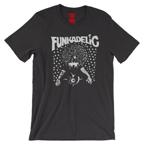 Black & White Funkadelic Concert T-Shirt - Lightweight Vintage Style - vintageblack