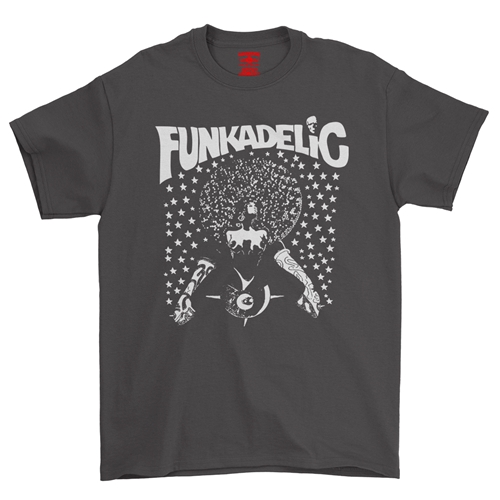 Black & White Funkadelic Concert T-Shirt - Classic Heavy Cotton - classicblack