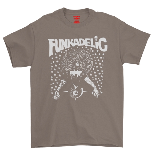 Black & White Funkadelic Concert T-Shirt - Classic Heavy Cotton - classictaupe