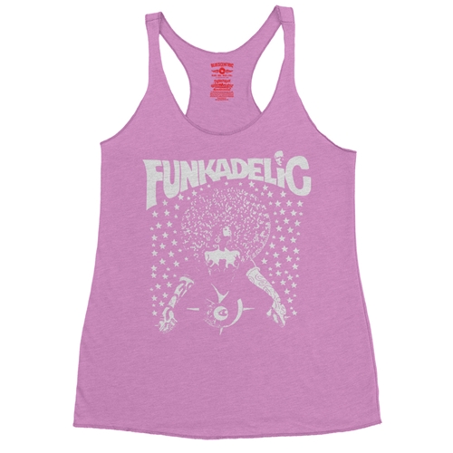 Black & White Funkadelic Concert Racerback Tank - Women
