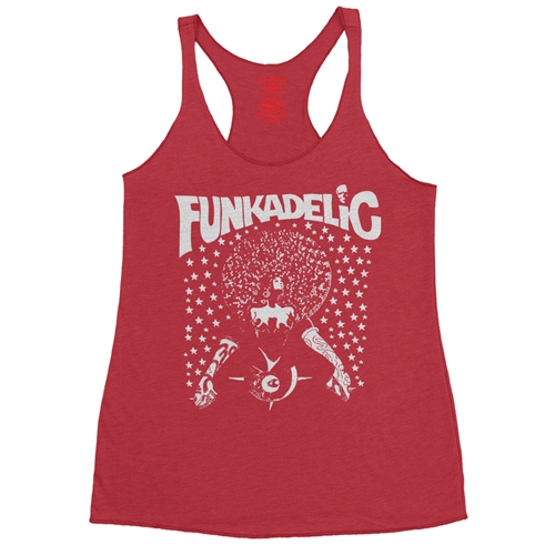Black & White Funkadelic Concert Racerback Tank - Women