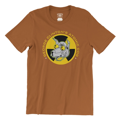 George Clinton Atomic Dog T-Shirt - Lightweight Vintage Style - vintageburntorange