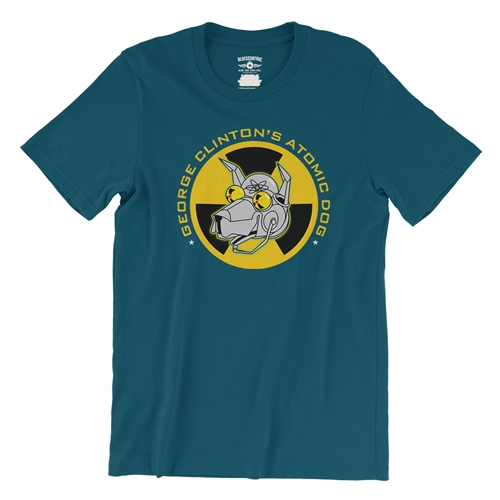 George Clinton Atomic Dog T-Shirt - Lightweight Vintage Style - vintagedeepteal