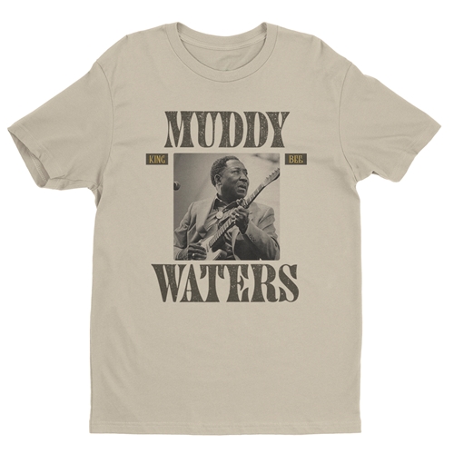 Muddy Waters King Bee T-Shirt - Lightweight Vintage Style - vintagecream