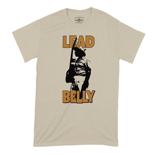 Retro Lead Belly T-Shirt - Classic Heavy Cotton - classicsand
