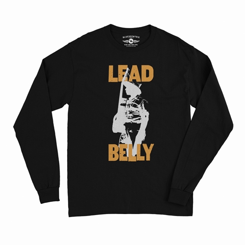 Retro Lead Belly Long Sleeve T-Shirt - longsleeveblack