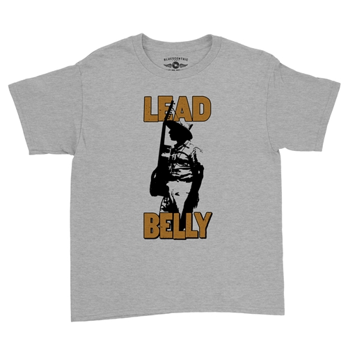 Retro Lead Belly Youth T-Shirt - Lightweight Vintage Children & Toddlers - youthheatherathletic