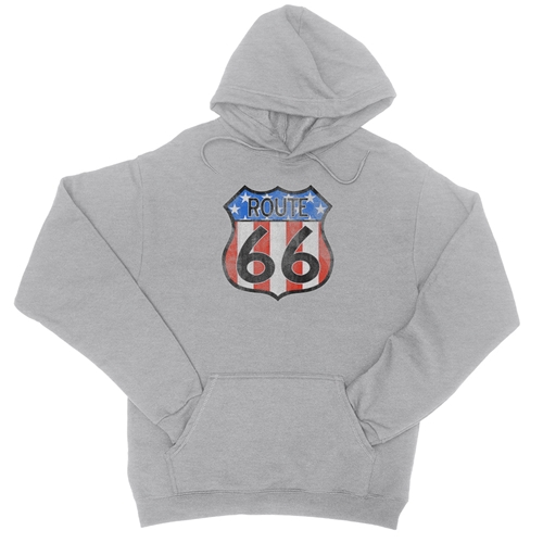 Patriotic Route 66 Pullover Jacket - hoodiehaulash