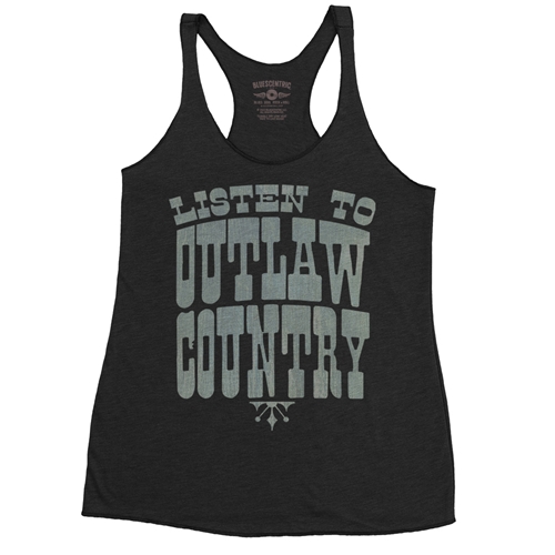 Listen to Outlaw Country Racerback Tank - Women