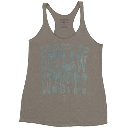 Listen to Outlaw Country Racerback Tank - Women