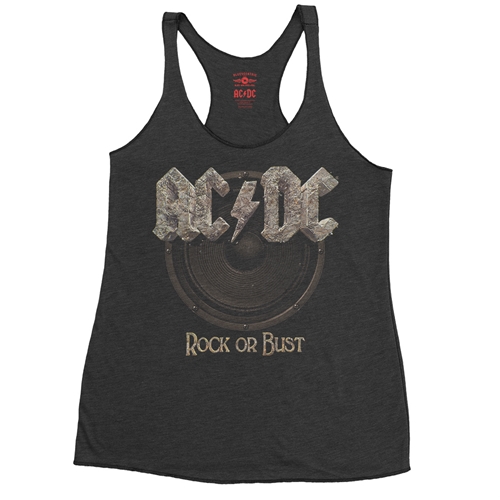 AC/DC Rock or Bust Racerback Tank - Women