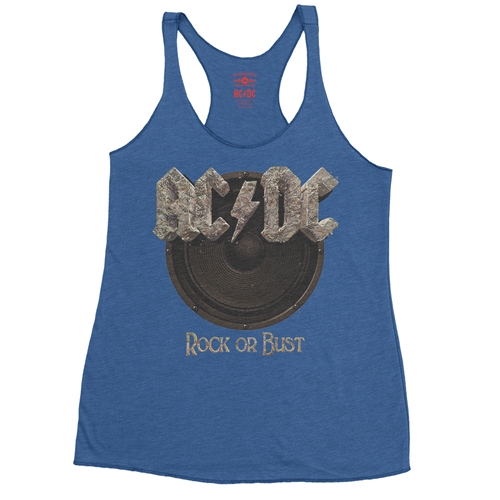 AC/DC Rock or Bust Racerback Tank - Women